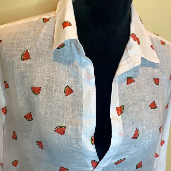 FOR CYNTHIA 💯 linen coverup - Picture 3 of 8